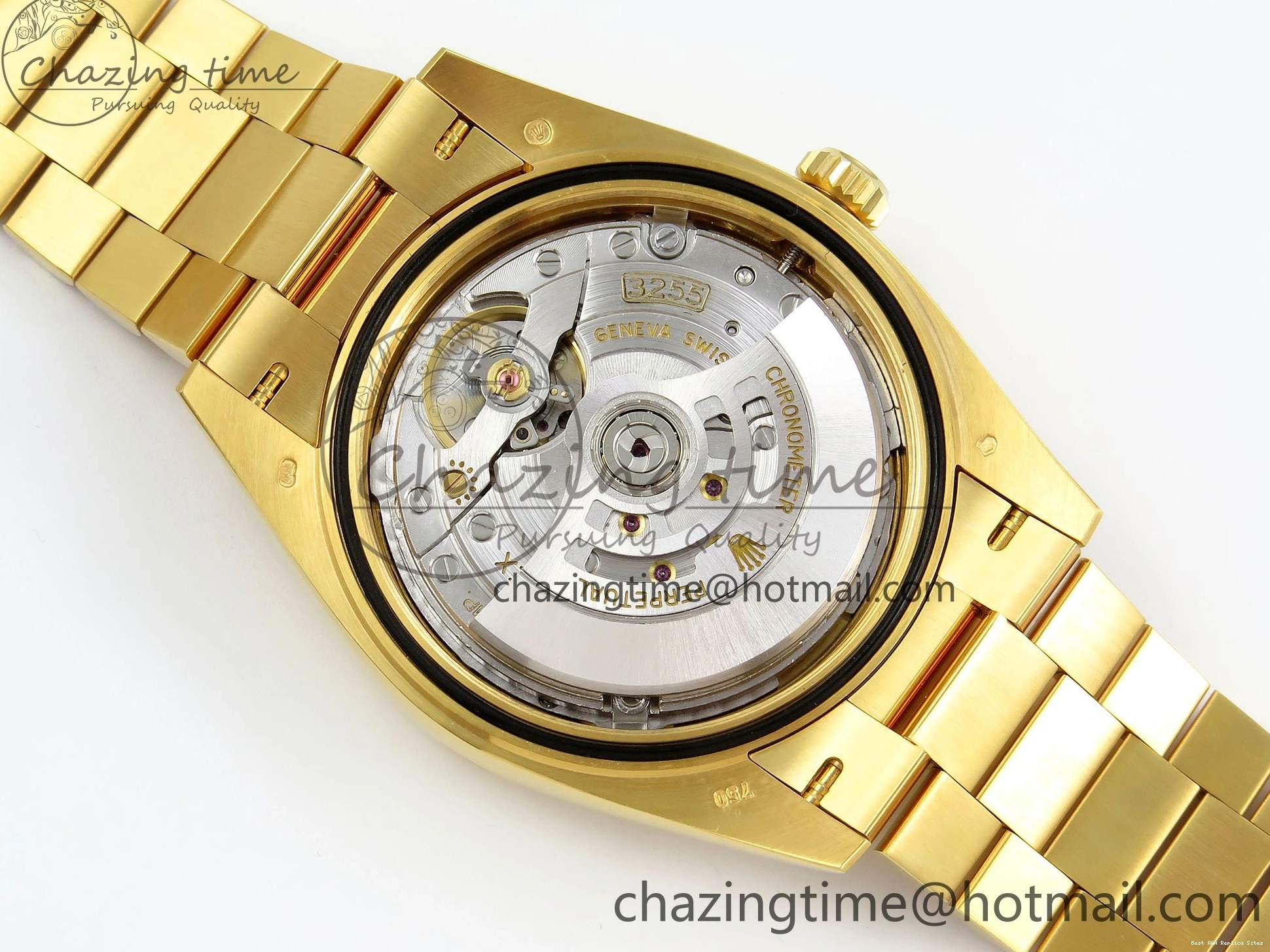 Best AAA Replica Sites Bezel ARF 228238 Crystal Diamonds Bracelet DayDate WrinkleFree 40 YG President VR 1550 on Steel 904L 0123